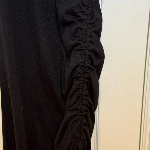 NWT Michael Stars Marine Maxi Ultra Rib‎ Knit Dress in Black. Size LP - Picture 7 of 10